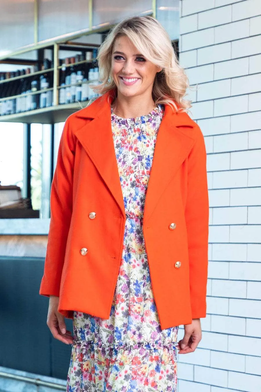 Alena Coral Coat