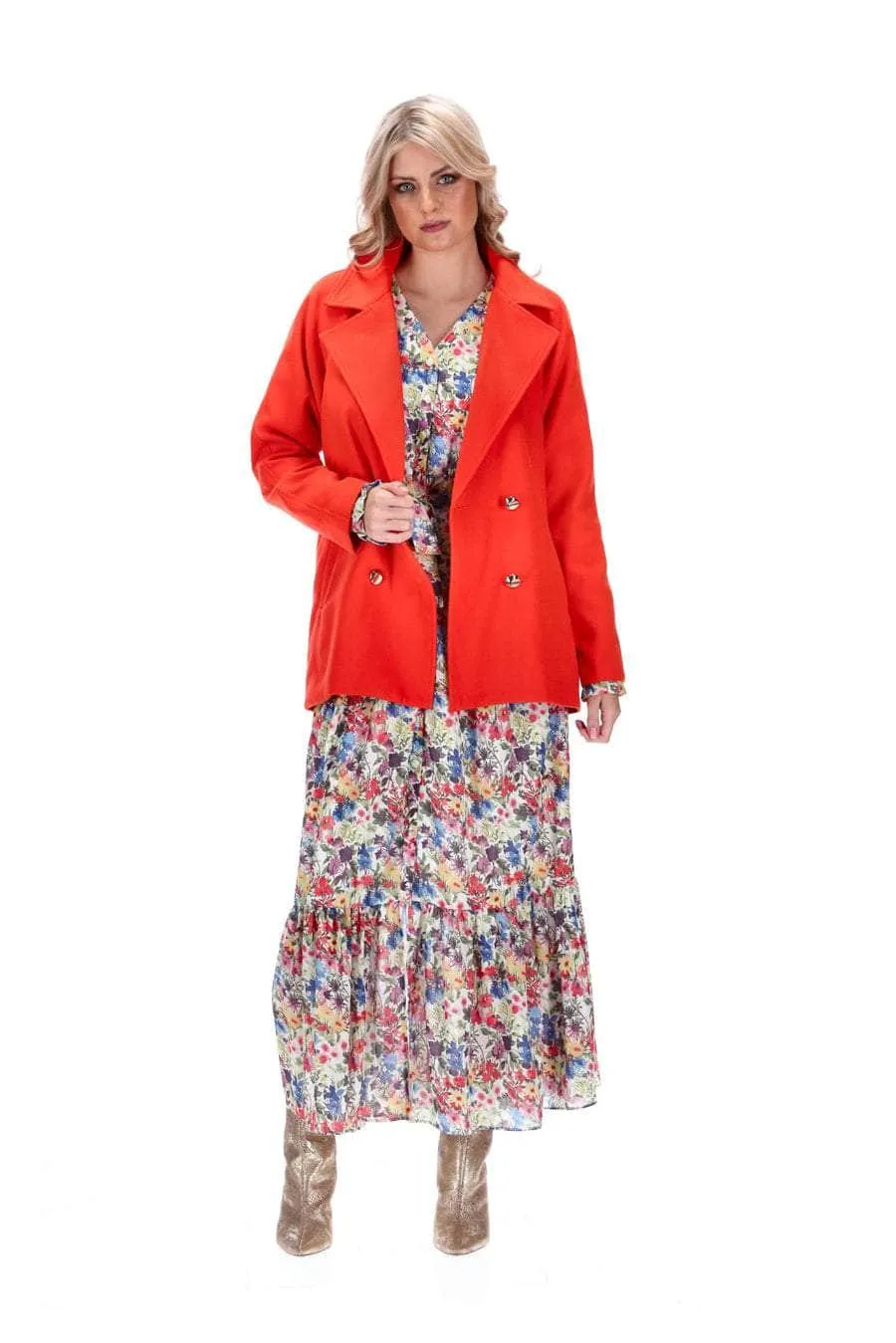 Alena Coral Coat