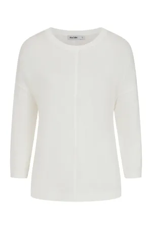 ALICE COLLINS Margaux Sweater White