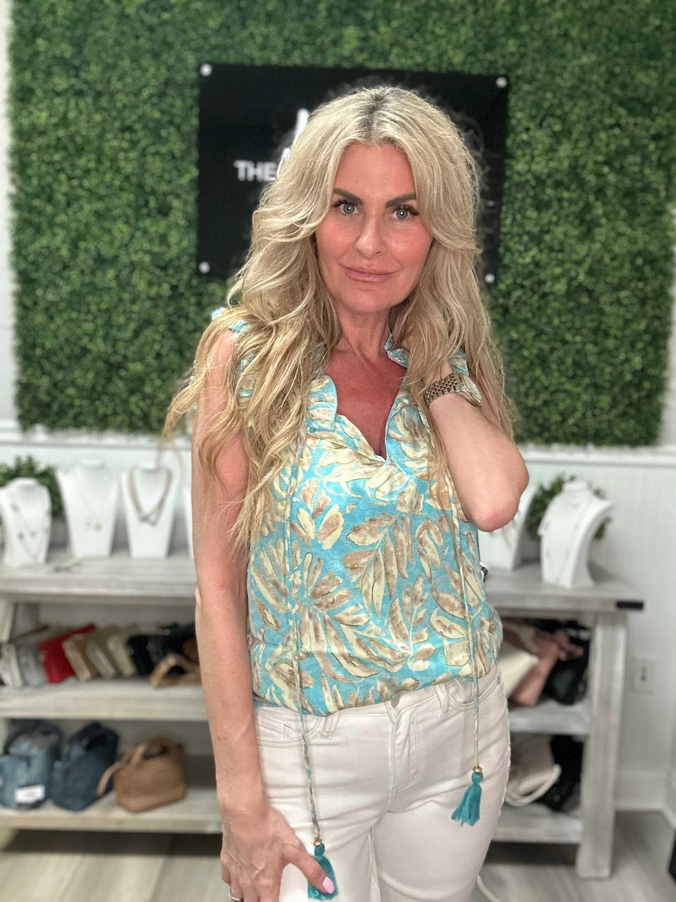 Barbados Ruffle Top