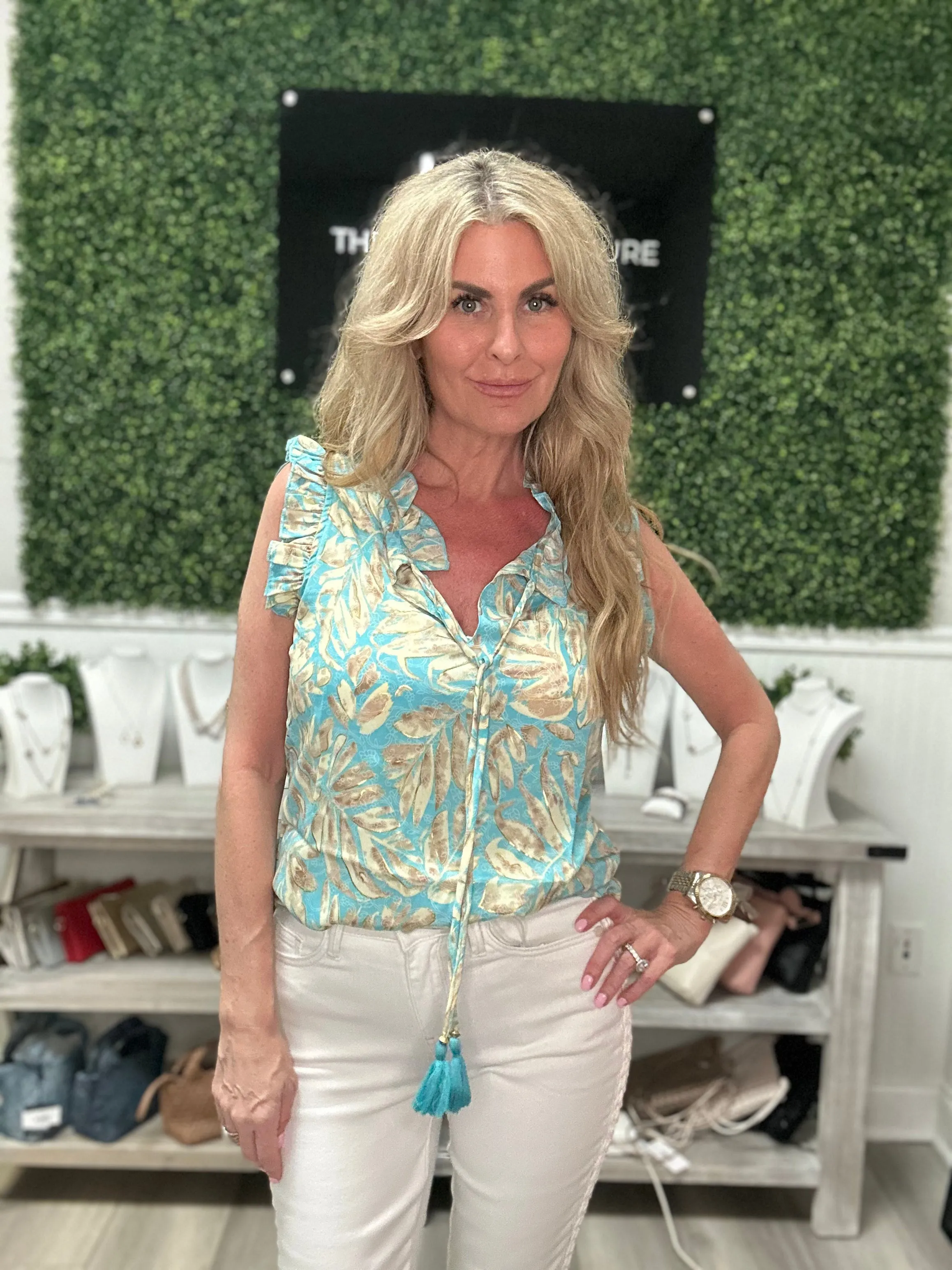 Barbados Ruffle Top
