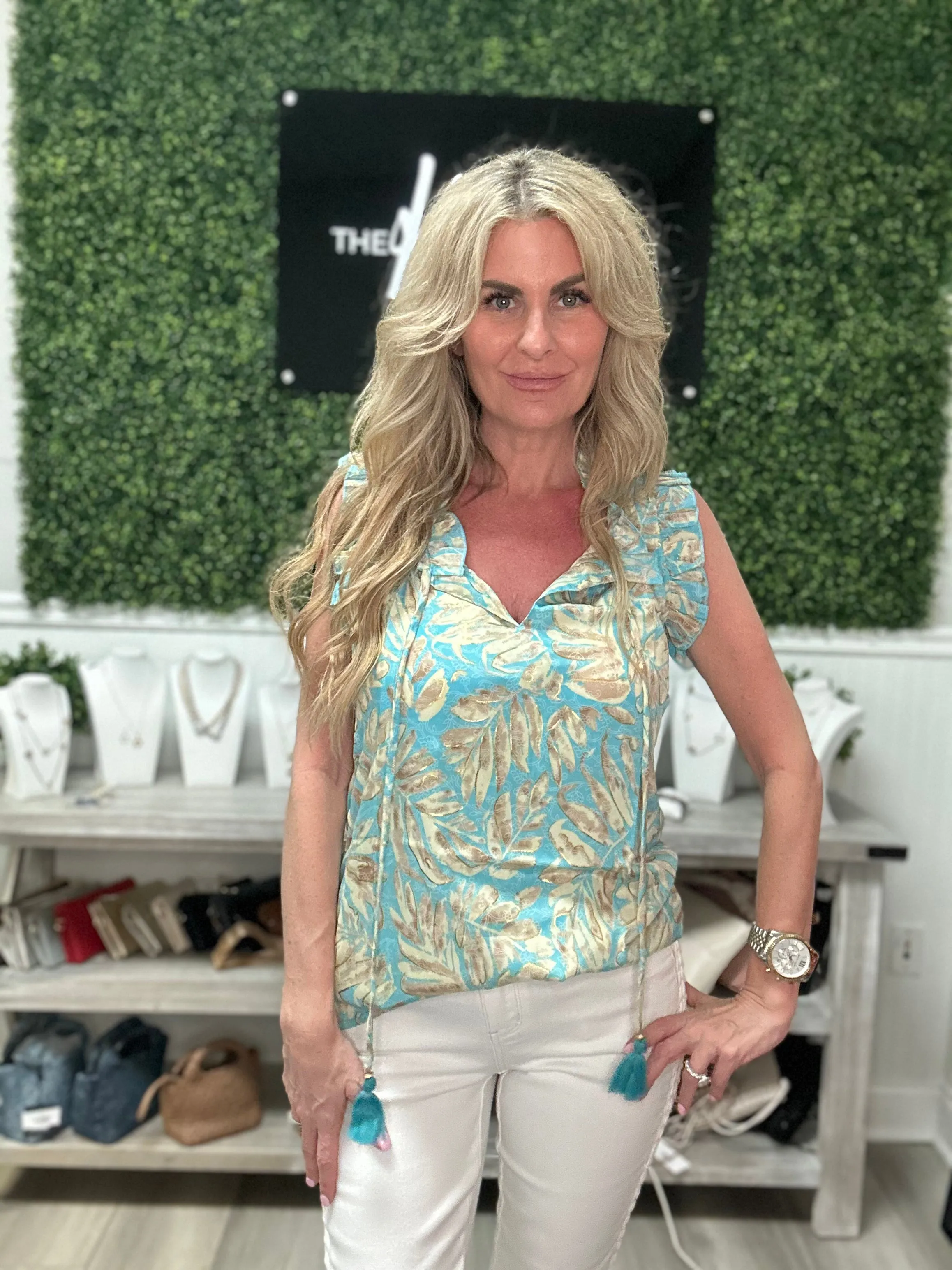 Barbados Ruffle Top