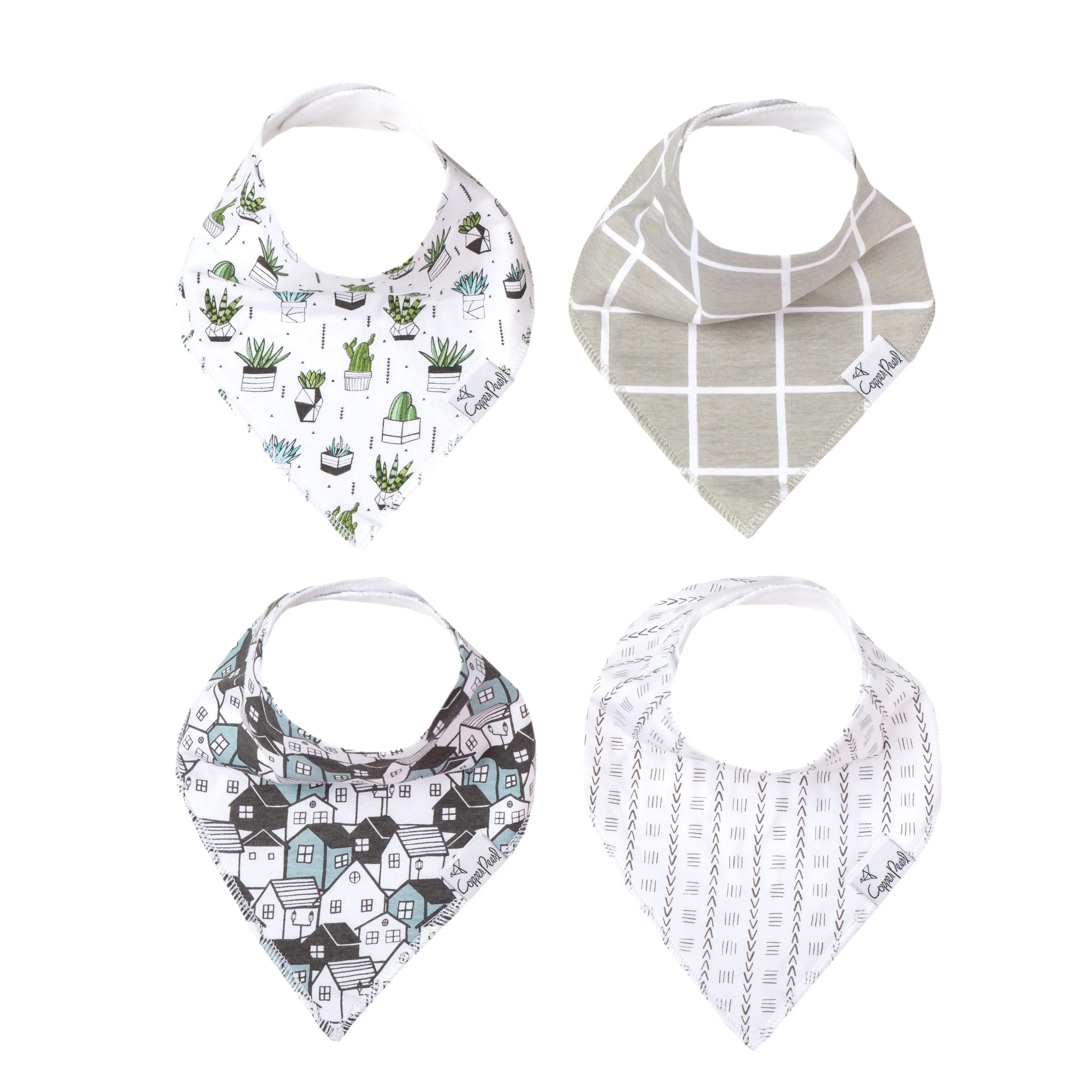 Copper Pearl Baby Bandana Bibs | Urban