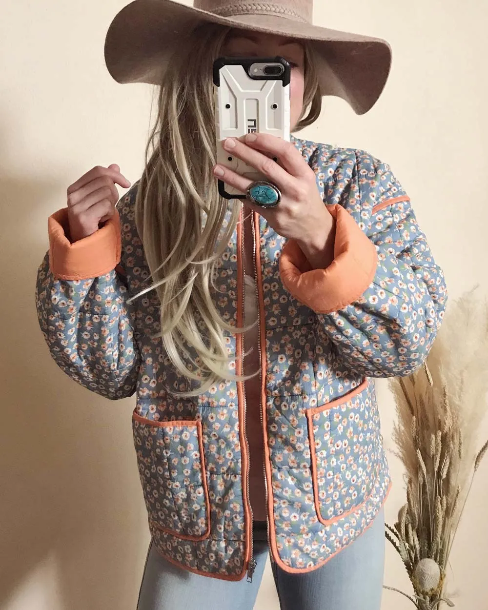 Cottage Floral Quilt Jacket