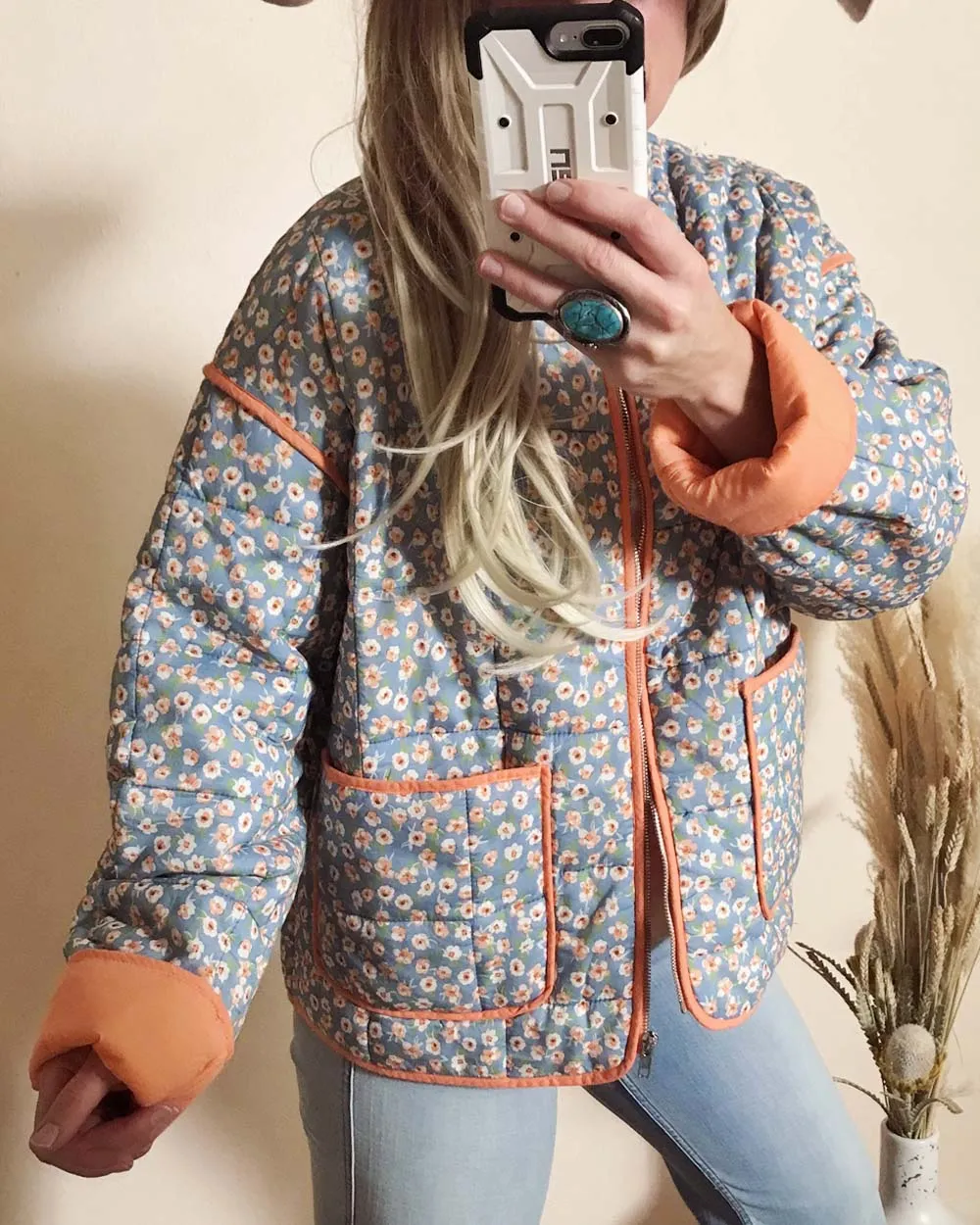 Cottage Floral Quilt Jacket