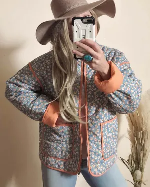 Cottage Floral Quilt Jacket