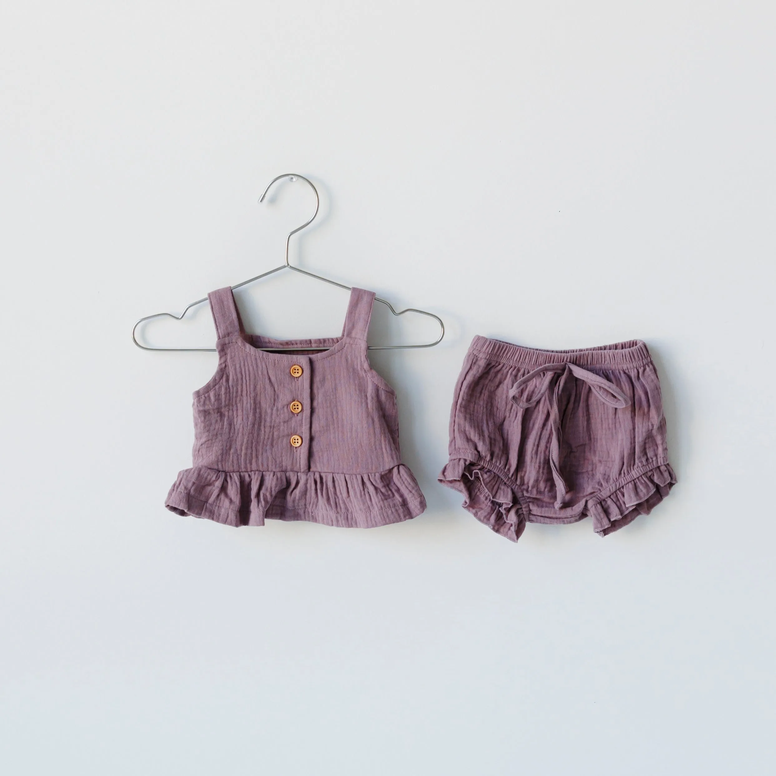 Grape Jam Crinkled Top