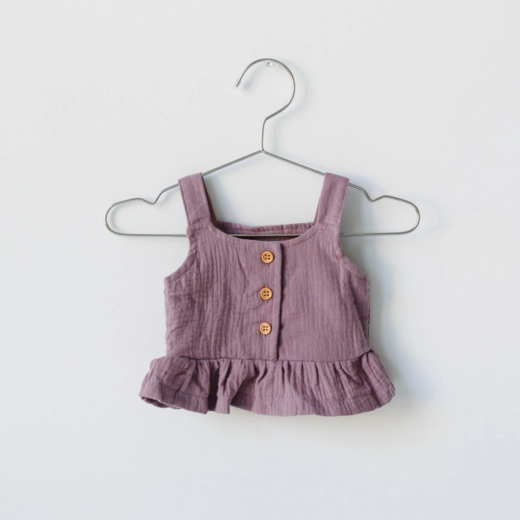 Grape Jam Crinkled Top