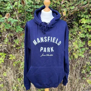 Jane Austen Mansfield Park Hoodie in Navy