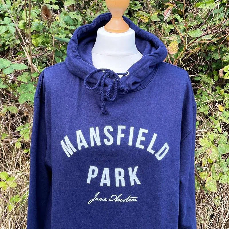 Jane Austen Mansfield Park Hoodie in Navy