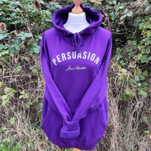 Jane Austen Persuasion Hoodie in Purple