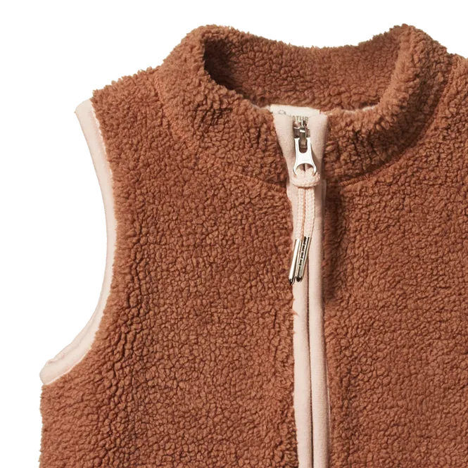 Nature Baby Flint Vest - Hazelnut