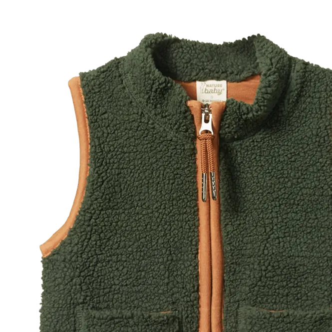 Nature Baby Flint Vest - Thyme