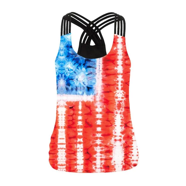 OM 3D Printing Sling Tops Backless Tank Top