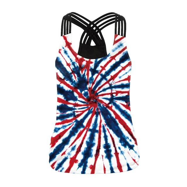 OM 3D Printing Sling Tops Backless Tank Top