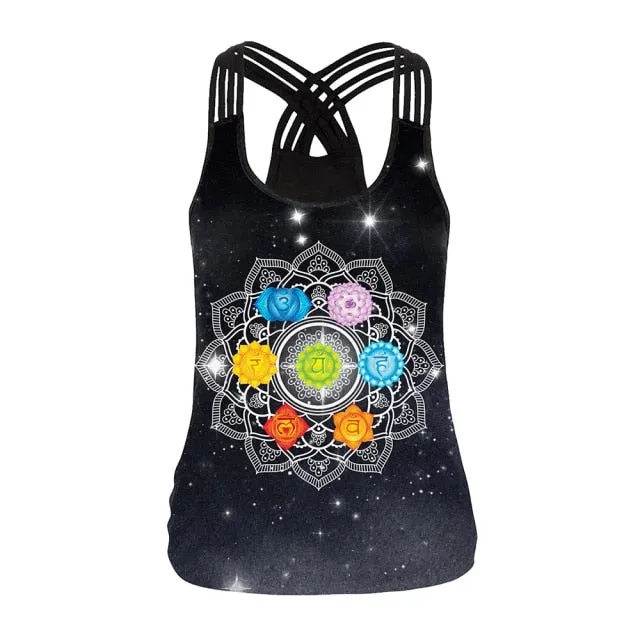 OM 3D Printing Sling Tops Backless Tank Top