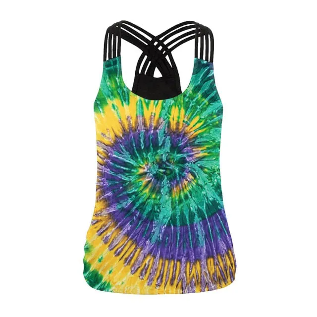 OM 3D Printing Sling Tops Backless Tank Top