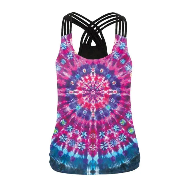 OM 3D Printing Sling Tops Backless Tank Top