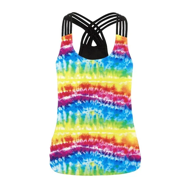 OM 3D Printing Sling Tops Backless Tank Top