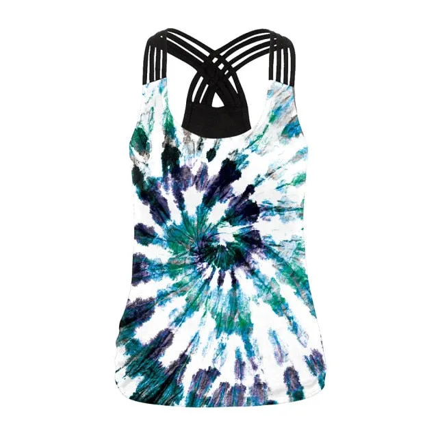 OM 3D Printing Sling Tops Backless Tank Top