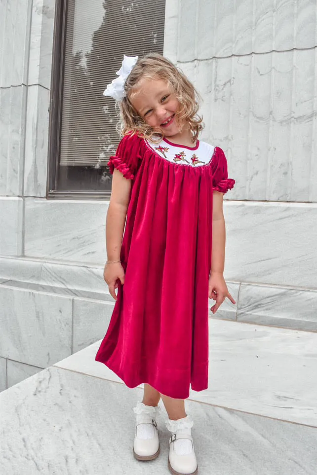 Red Velvet Reindeer Dress