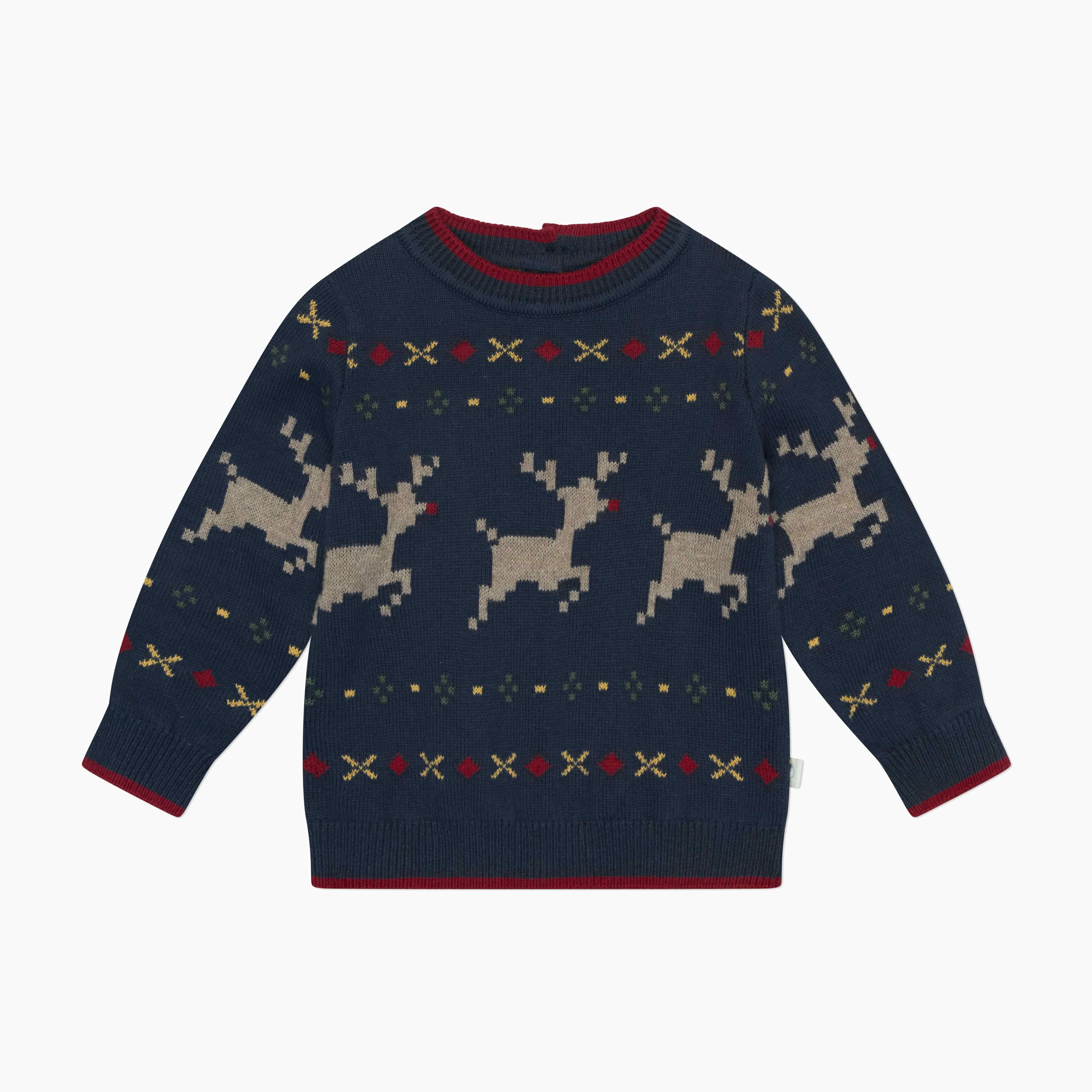 Reindeer Fair Isle Knitted Sweater