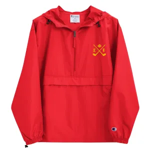 SigEp Golf Embroidered Champion Packable Jacket