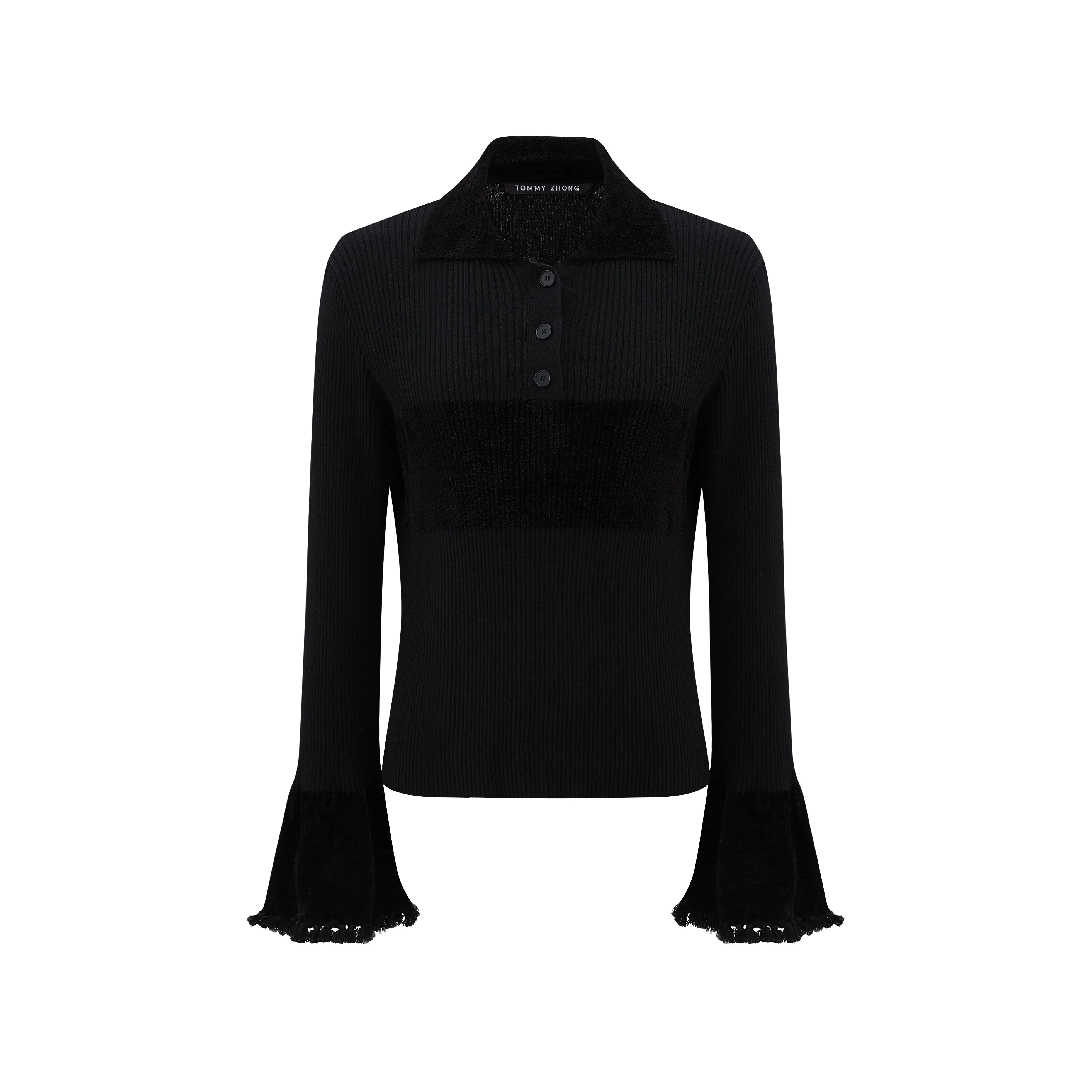 Tassels Polo Jumper
