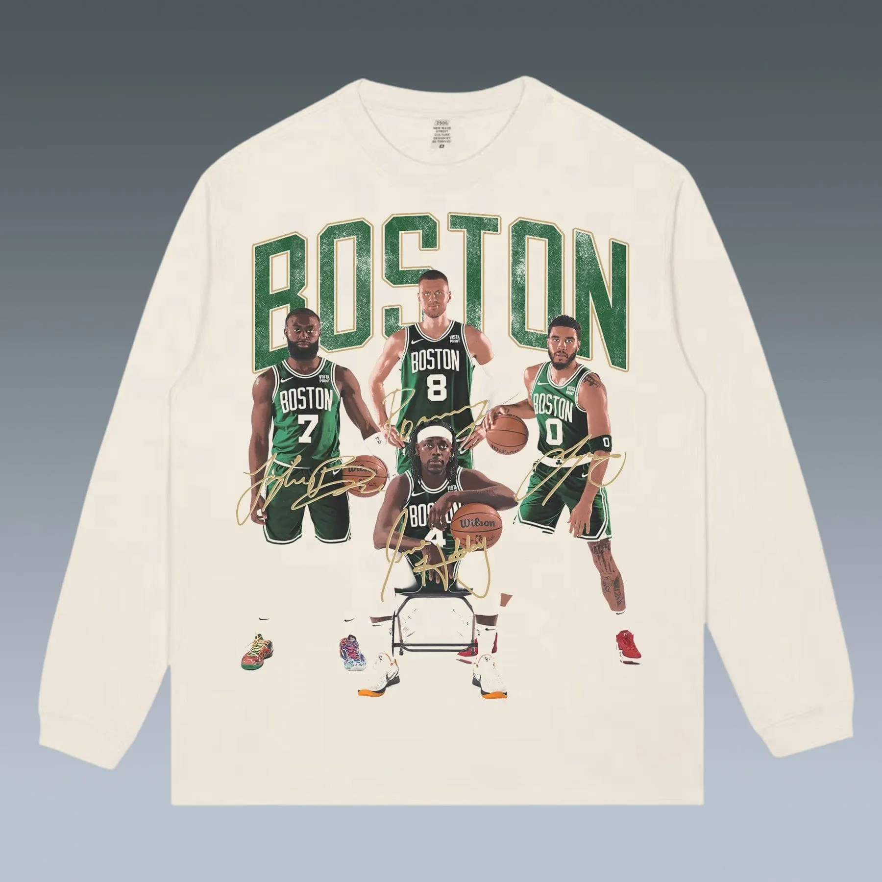 VINTAGE LONG SLEEVE TEE | CELTICS