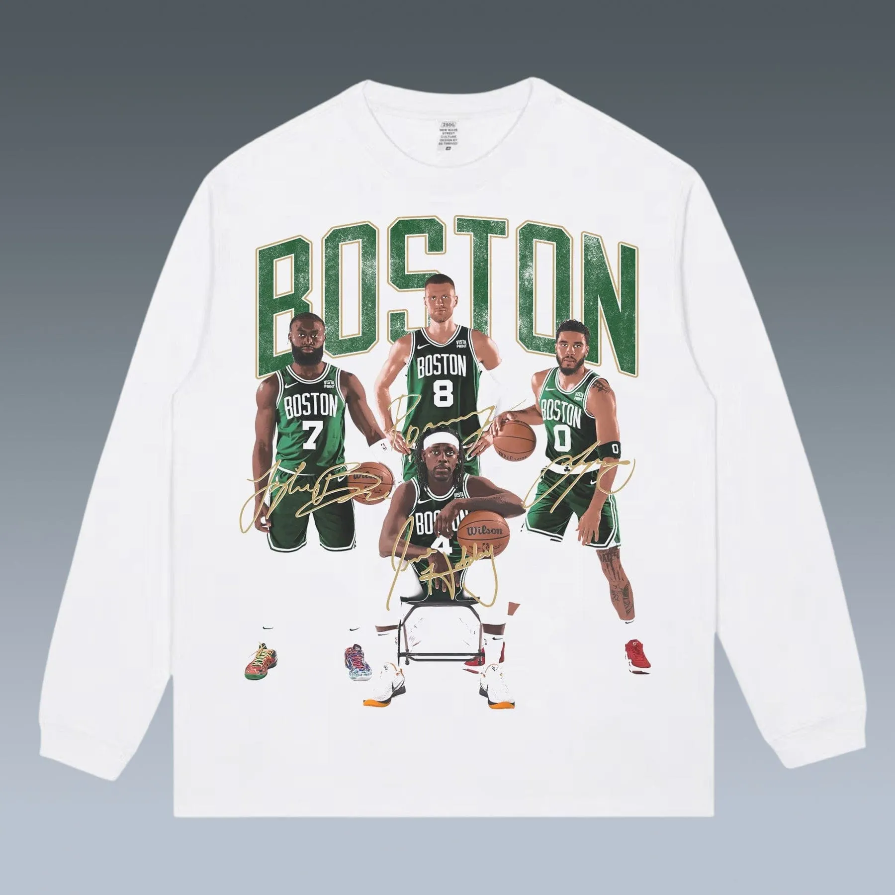 VINTAGE LONG SLEEVE TEE | CELTICS