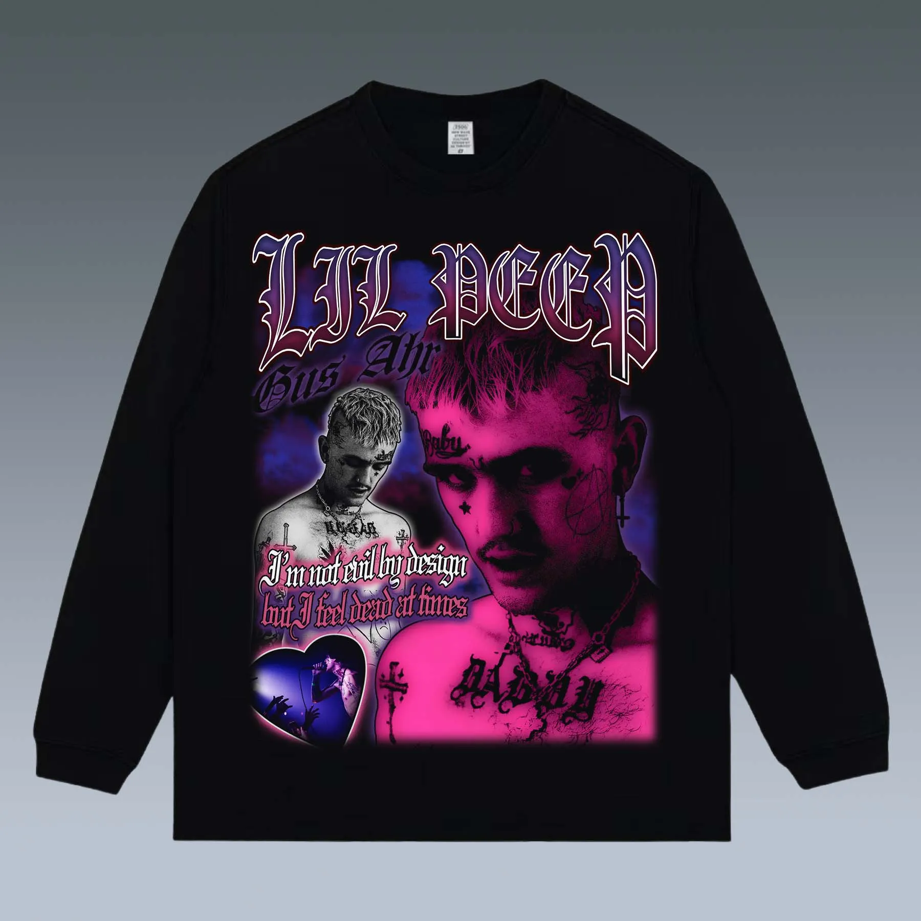 VINTAGE LONG SLEEVE TEE | LIL PEEP