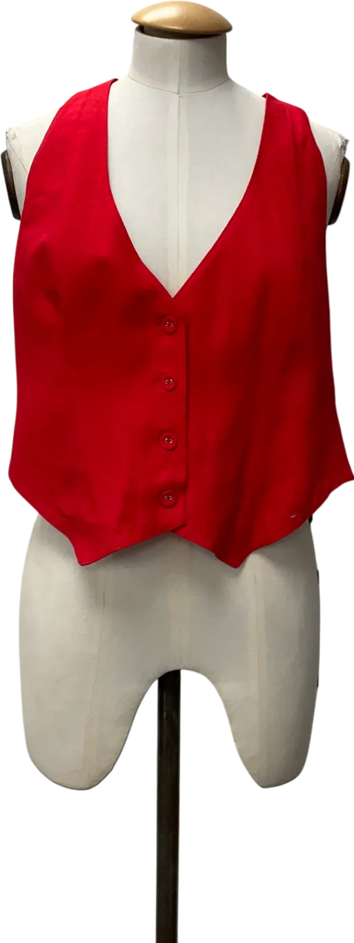White Fox Red Nothing Matters Vest Top UK L