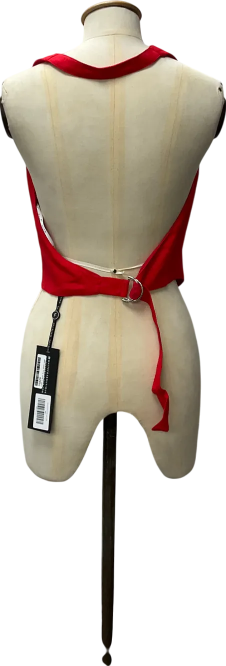 White Fox Red Nothing Matters Vest Top UK L