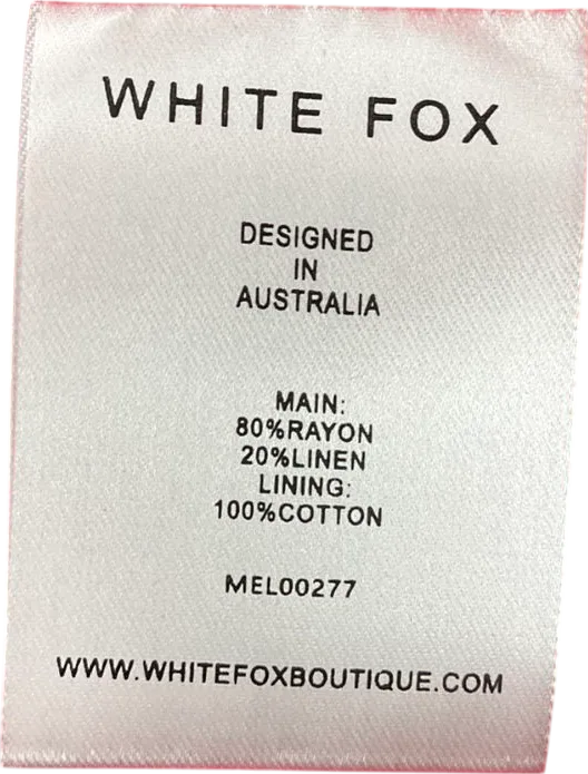 White Fox Red Nothing Matters Vest Top UK L