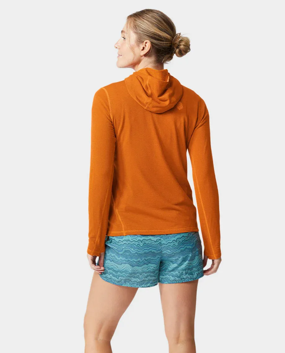Womens Trax Power Grid Half Zip Hoodie 100720