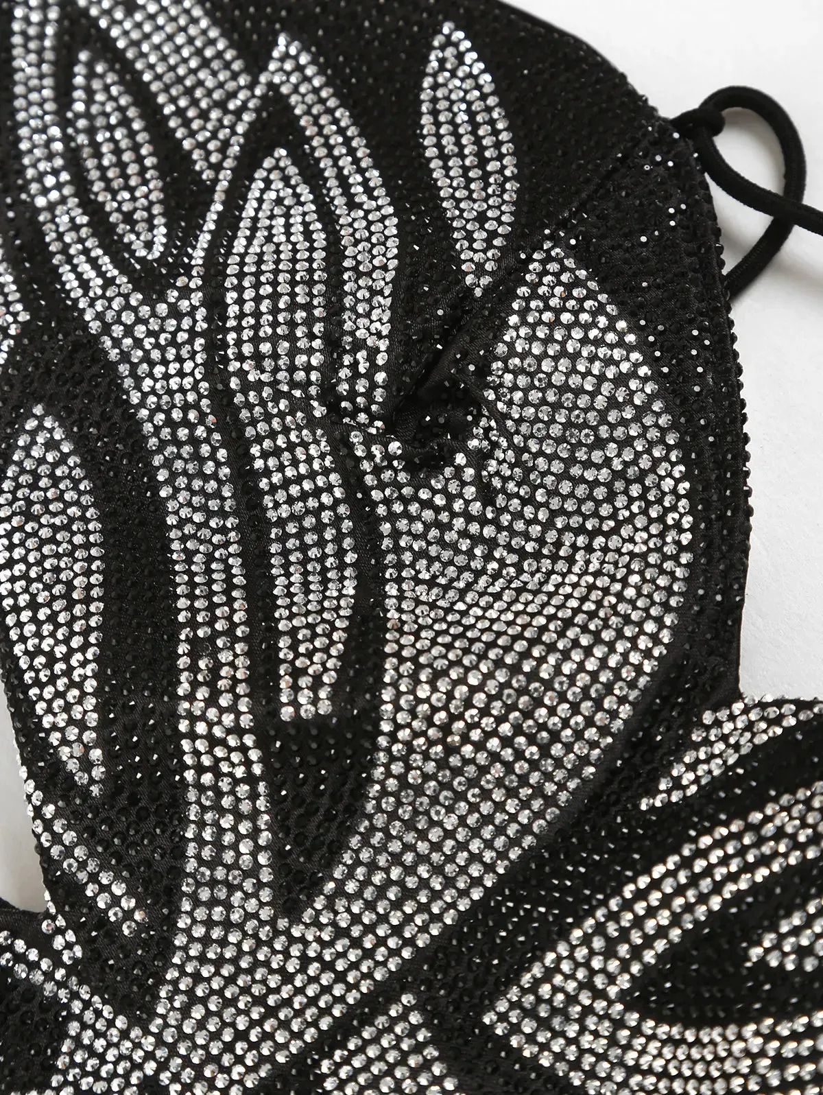 Y2K Rhinestone Butterfly Shaped Halter Top